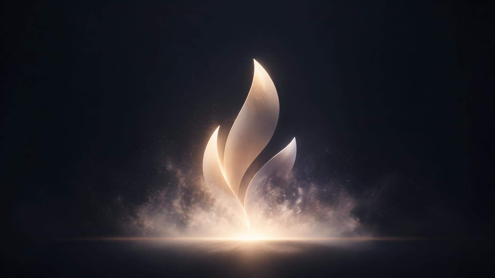 Dreamina logo animation video prompts prompt example 2: Soft fade-up logo