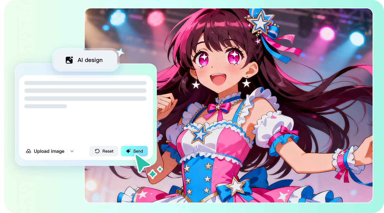 Create anime-style Ai Hoshino characters from text