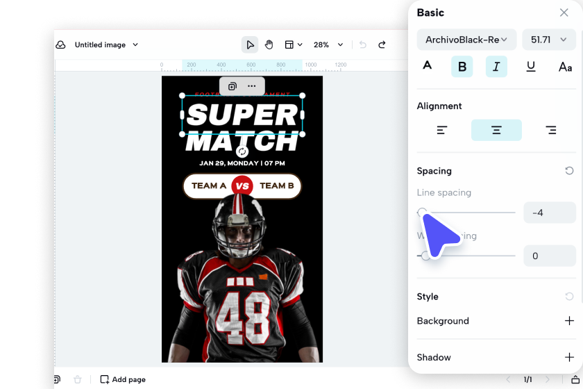 Edit and customize