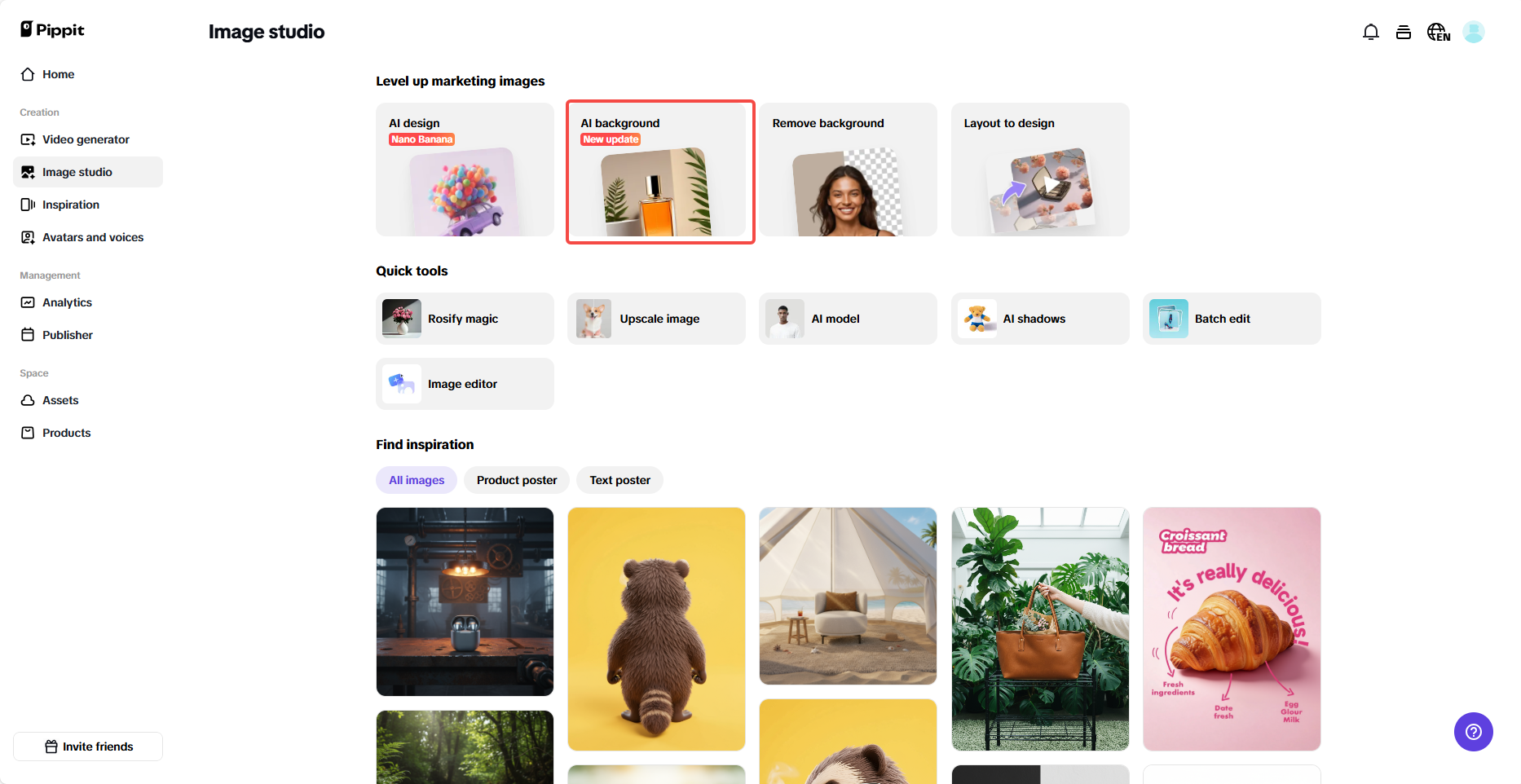 Transform backgrounds with ease