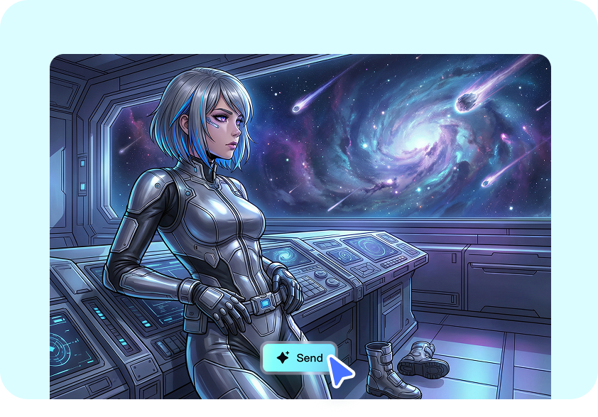 AI sketch to image generator for character design