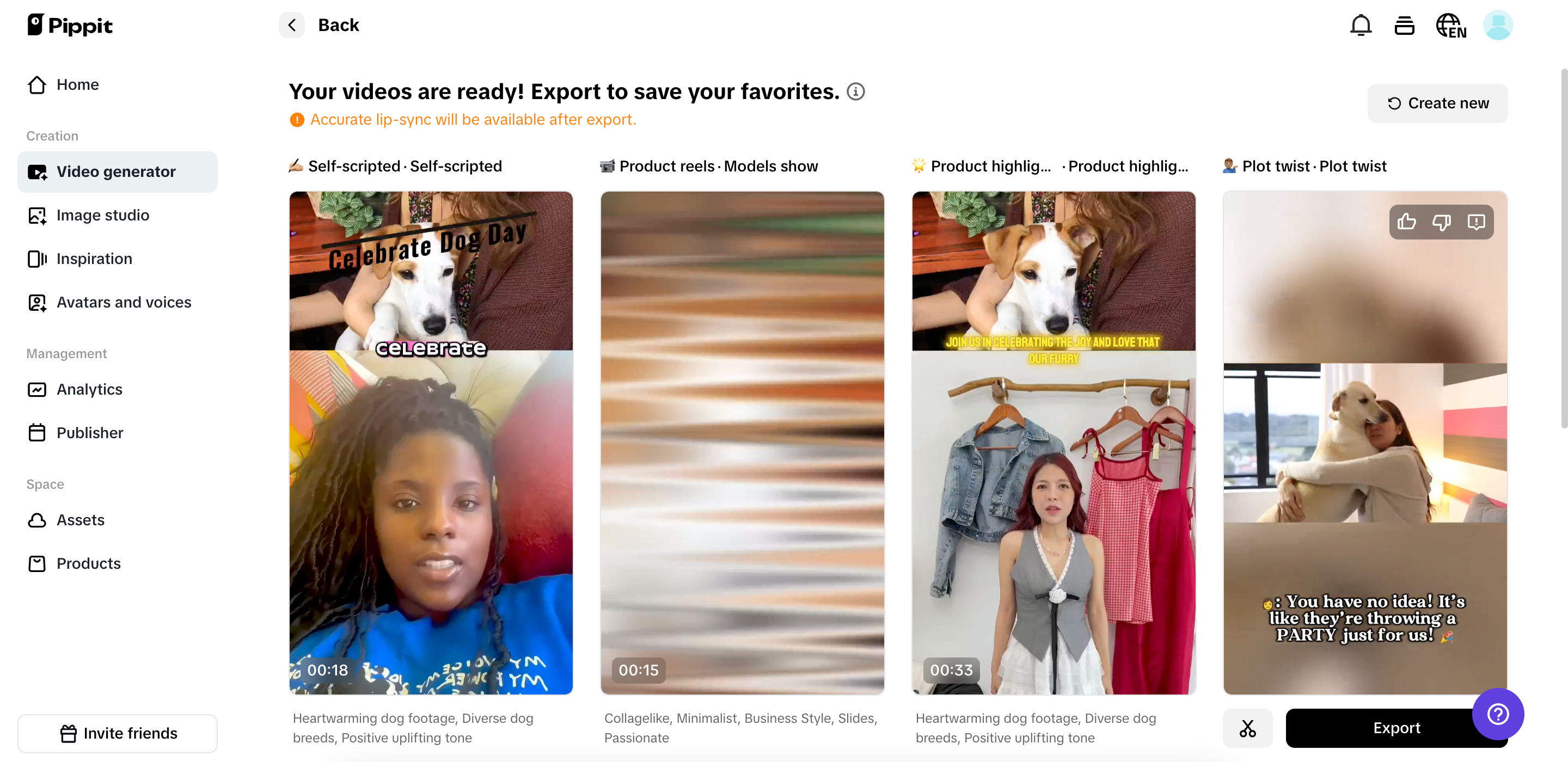 Générez vos vidéos à partir de prompts