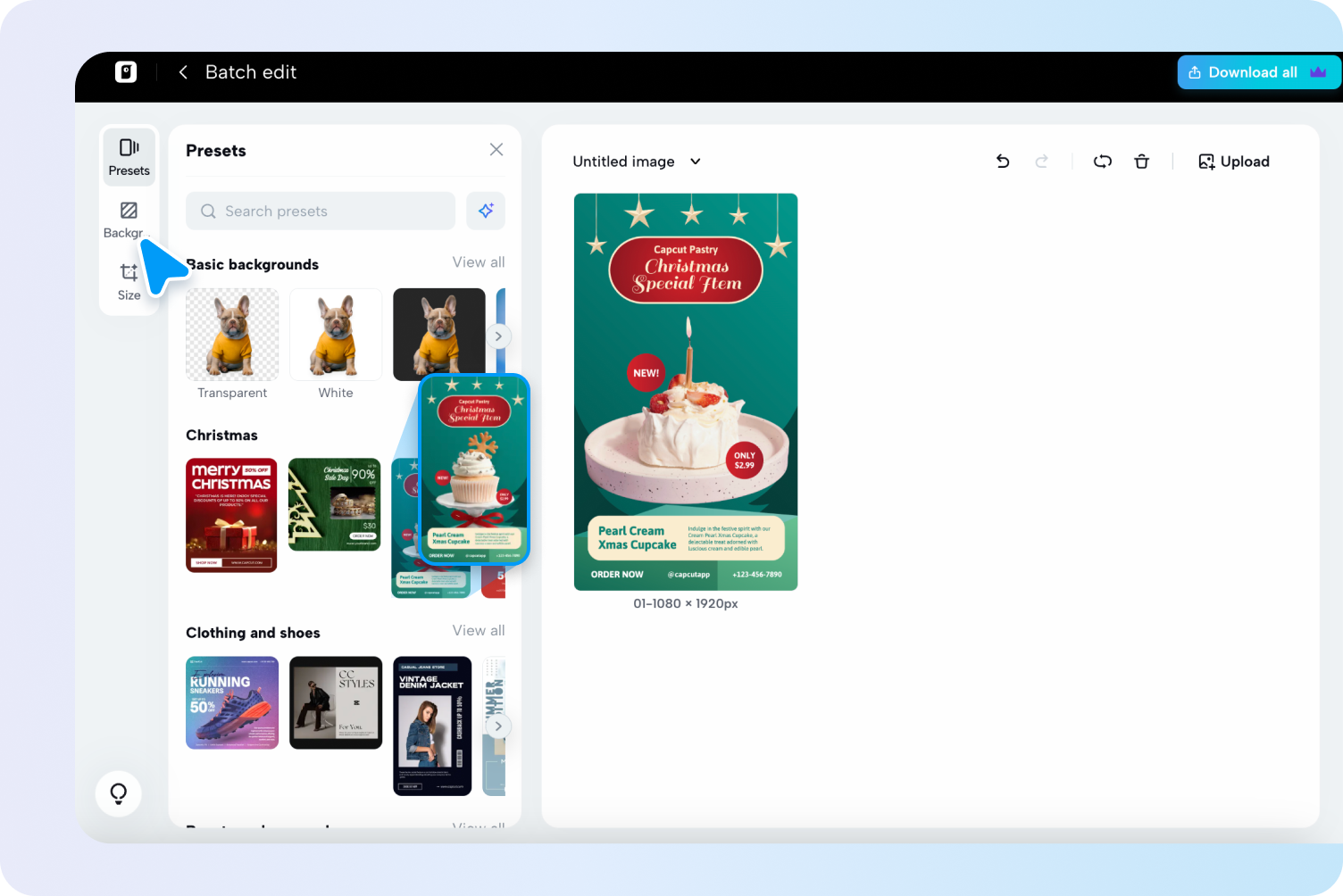 Batch edit your pictures