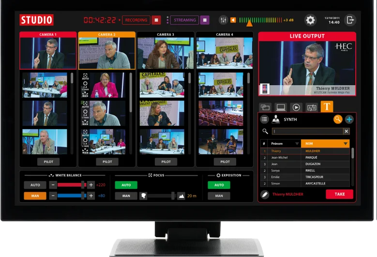 MultiCAM - a popular setup to use for multi-cam video recording