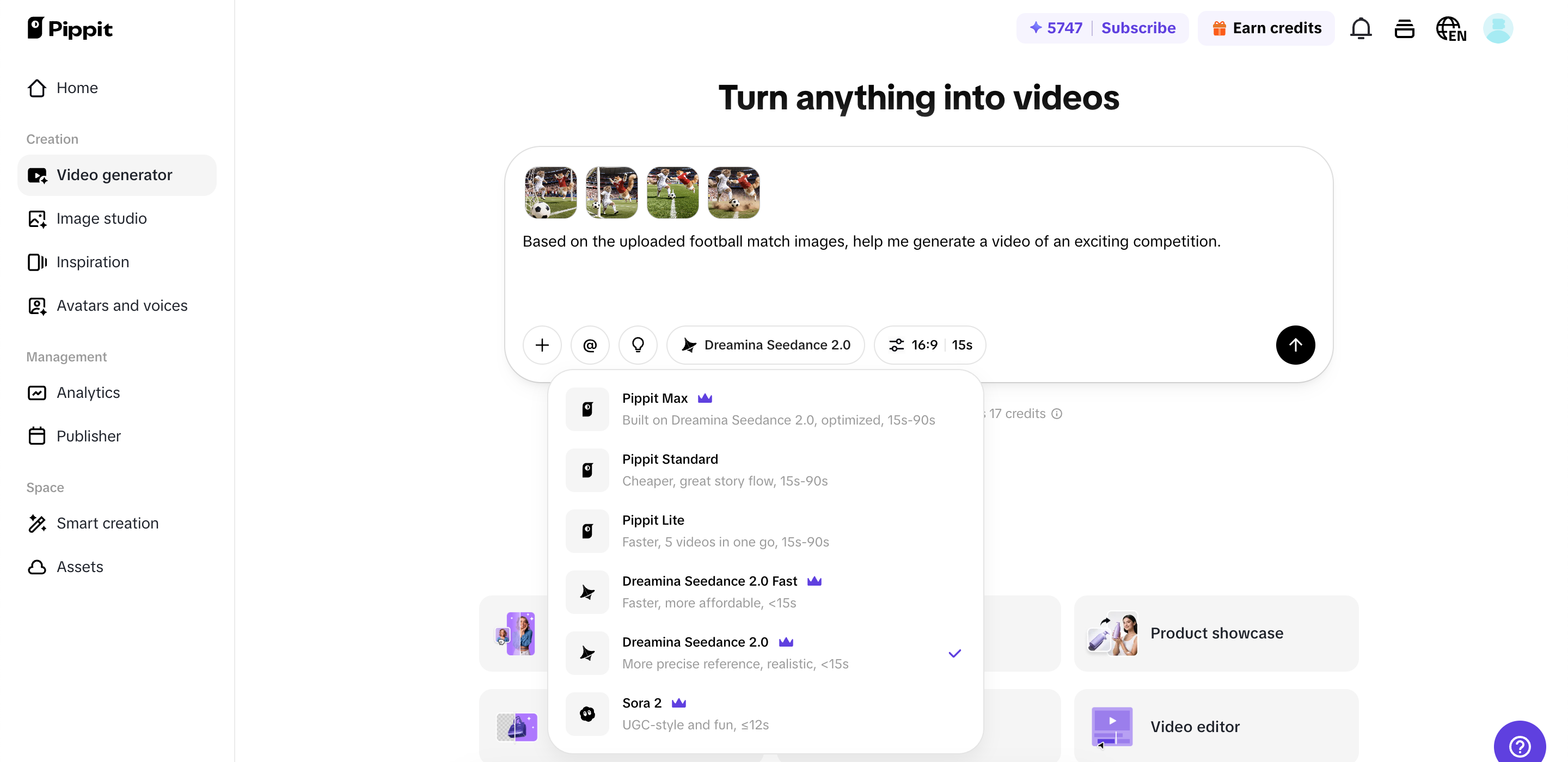 Generate your video