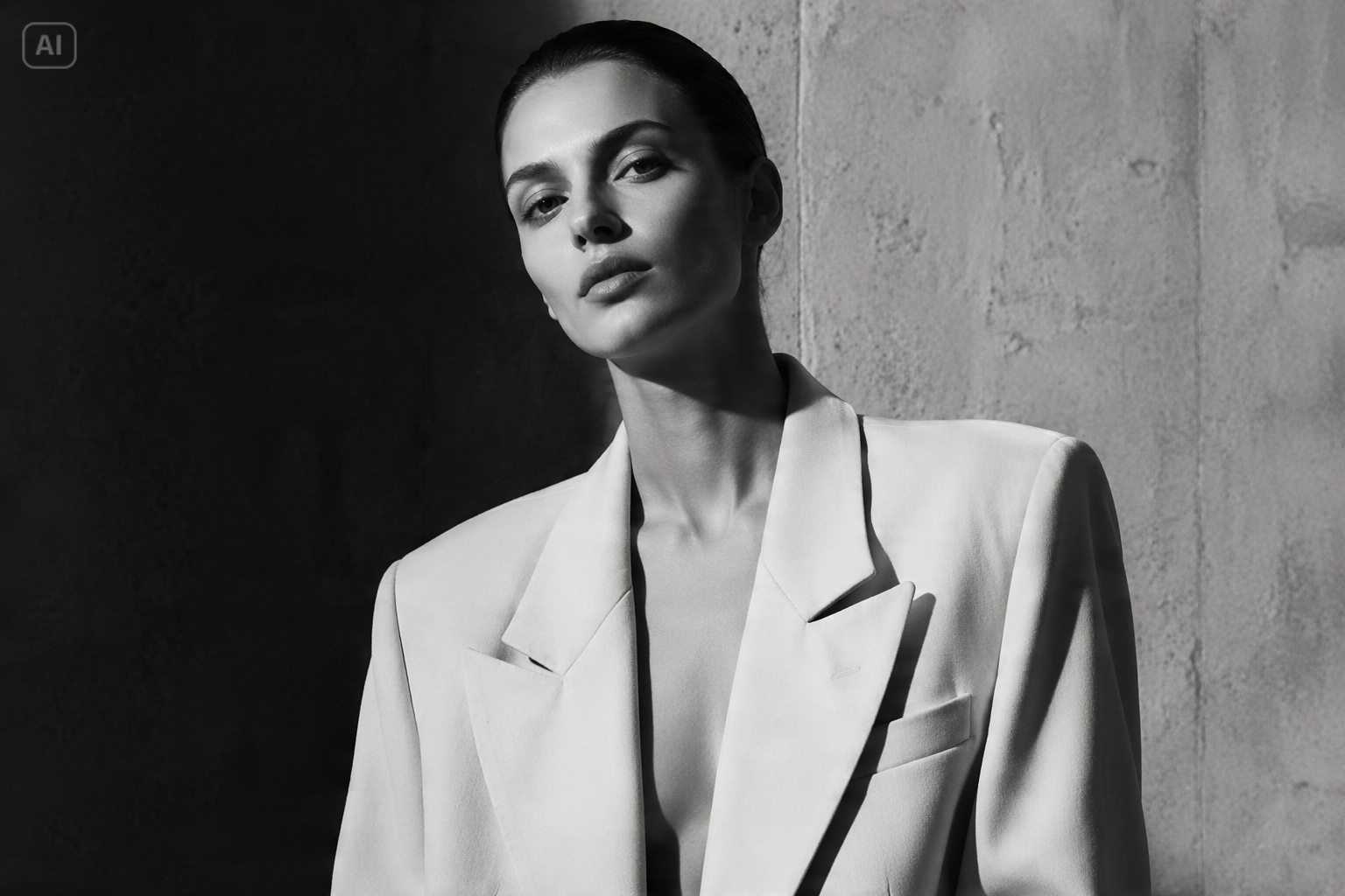 Minimal Vogue Editorial Portrait