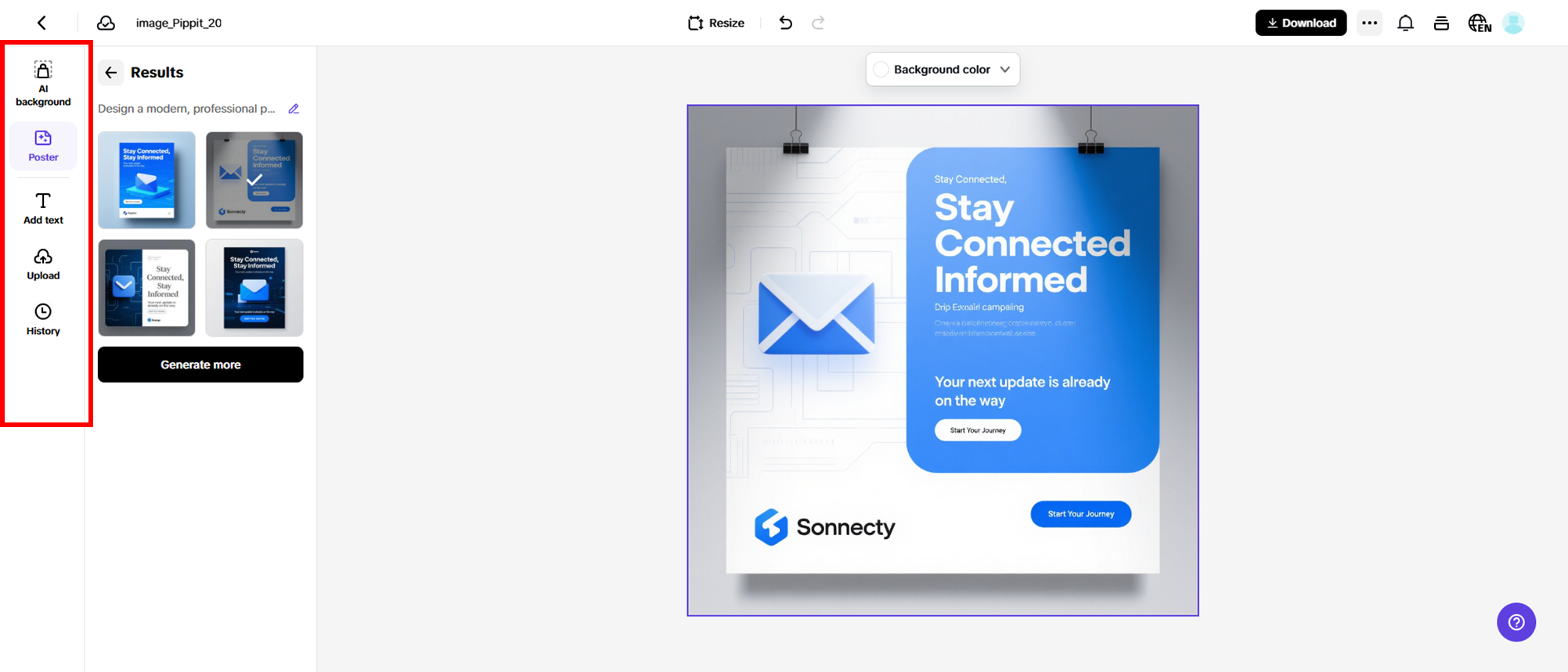 Customize your poster