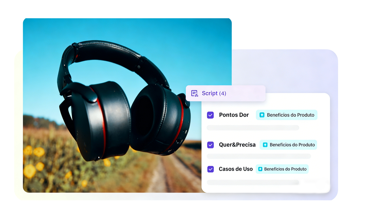 Criar vídeos com IA usando scripts personalizados