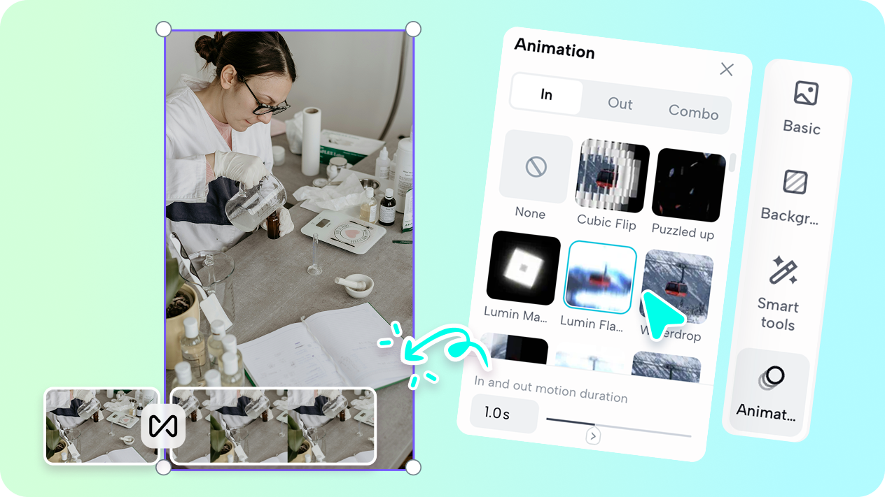 針對產品展示的智能影片編輯