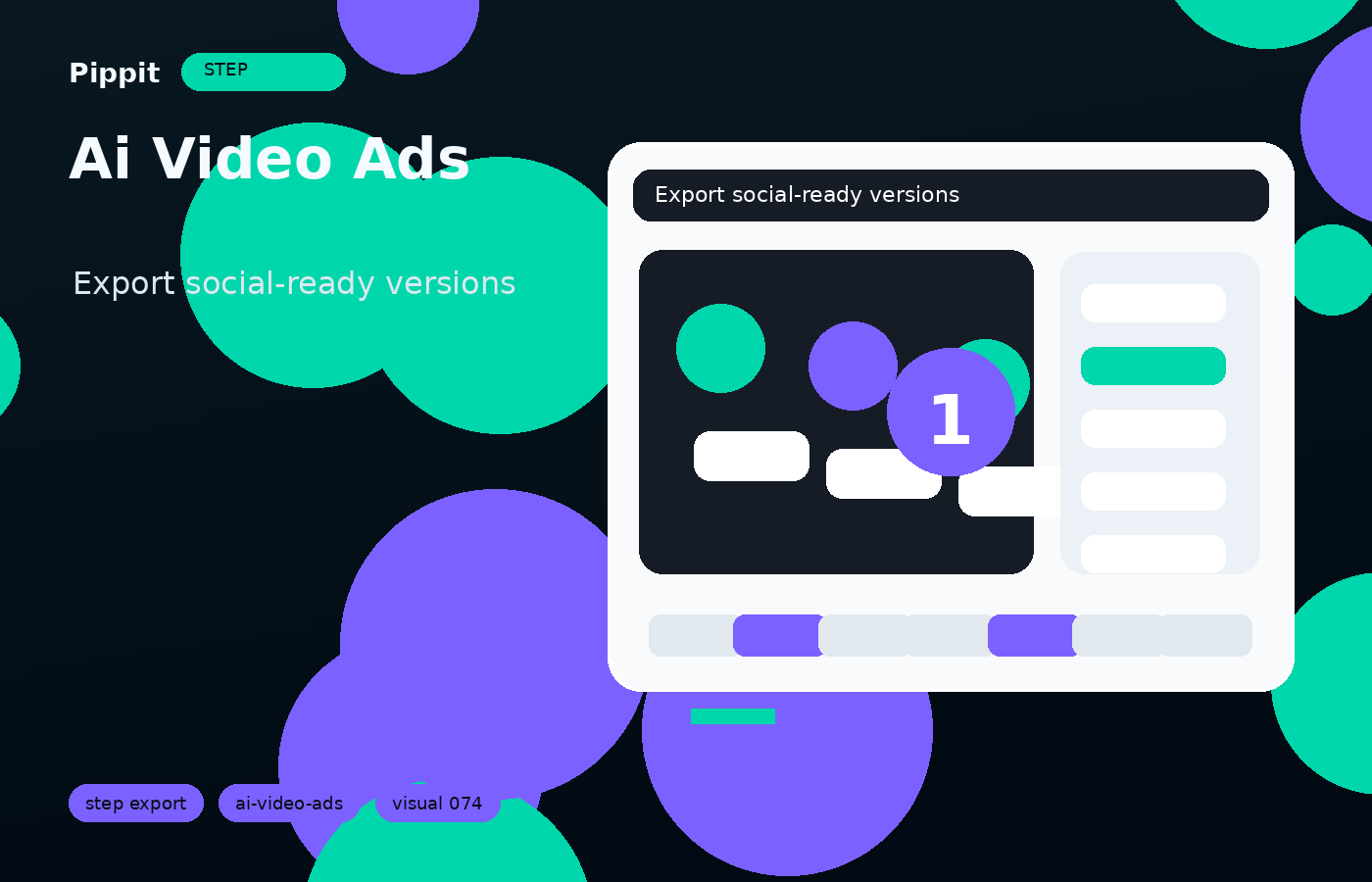 ai video ads export and variants workflow in Pippit