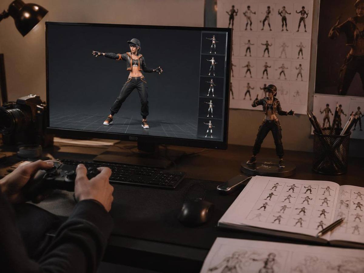 Générateur de danse de personnage de jeu couverture d'invite IA 2 en 4 : 3