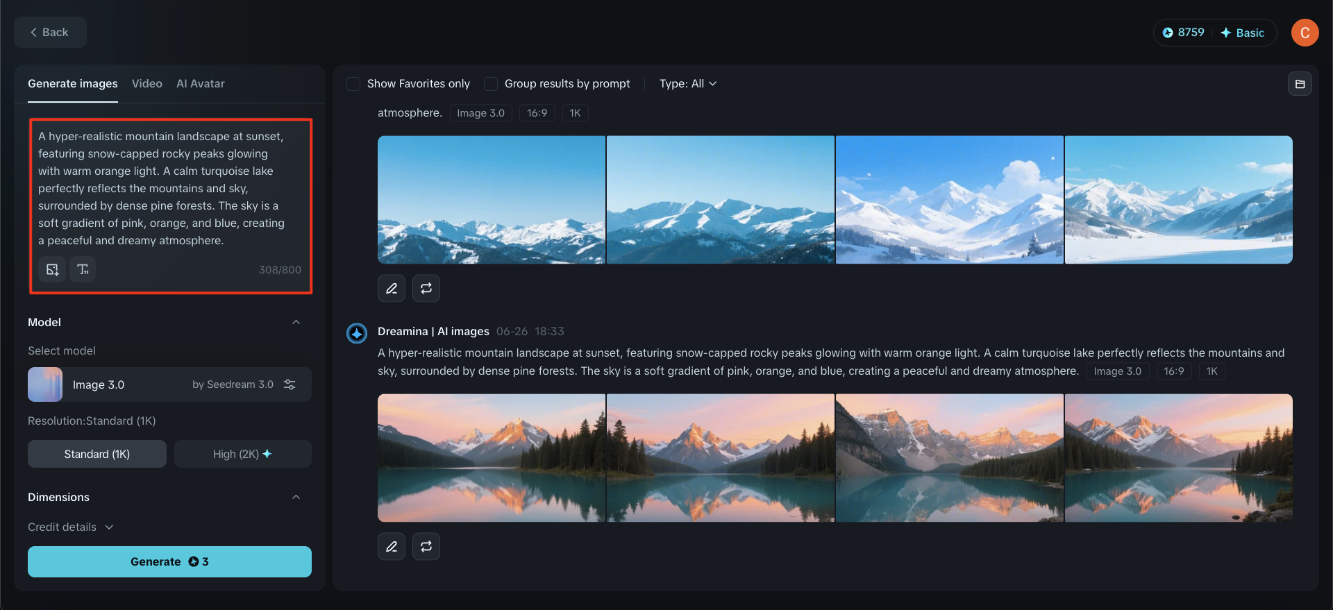 Metin istemini girin