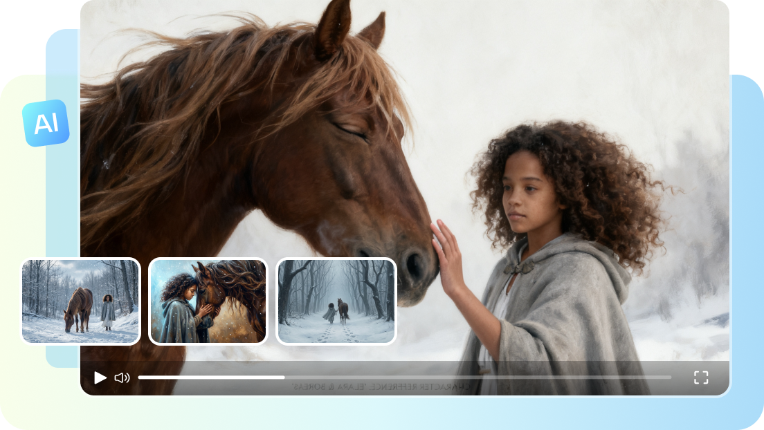 Seamless Multi-shot sequences with consistent characters