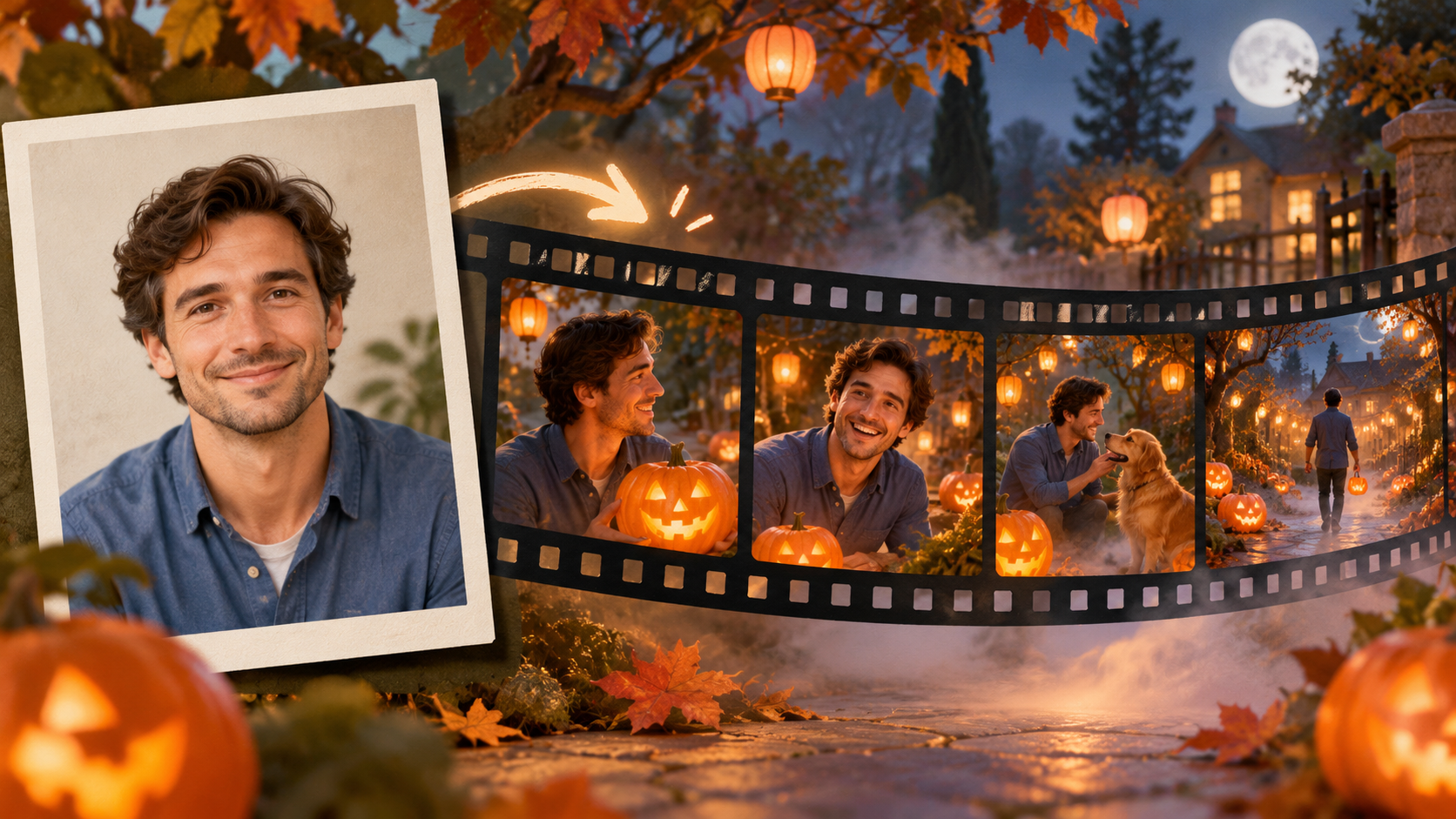 How to Turn a Photo Into a Halloween Video