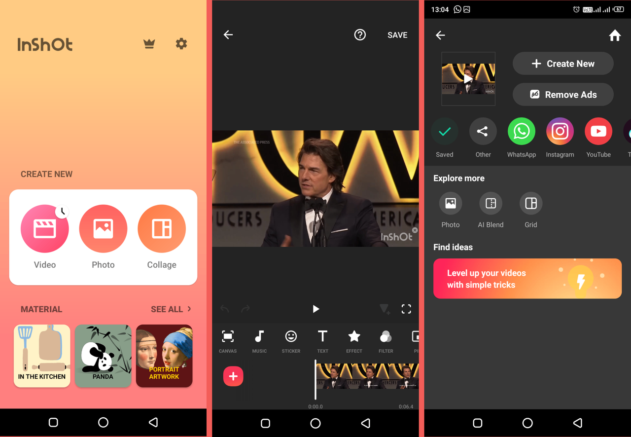CapCut Alternative for Mobile - InShot