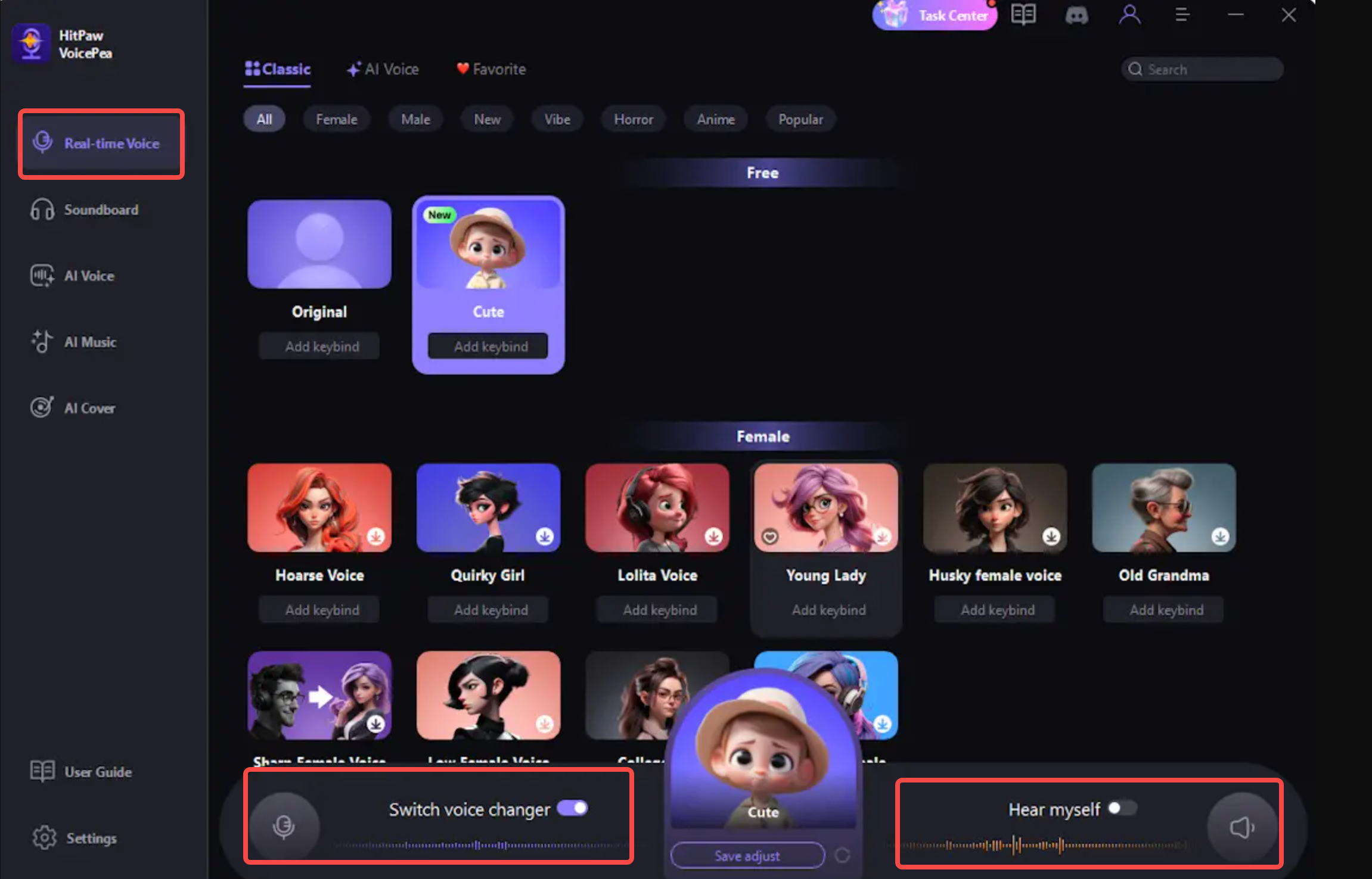 Employing HitPaw VoicePea Roblox voice changer