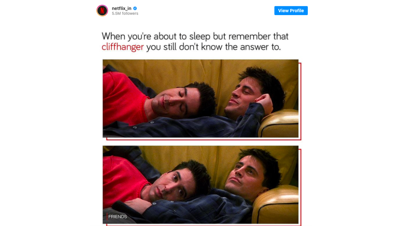 Netflix trong tiếp thị meme