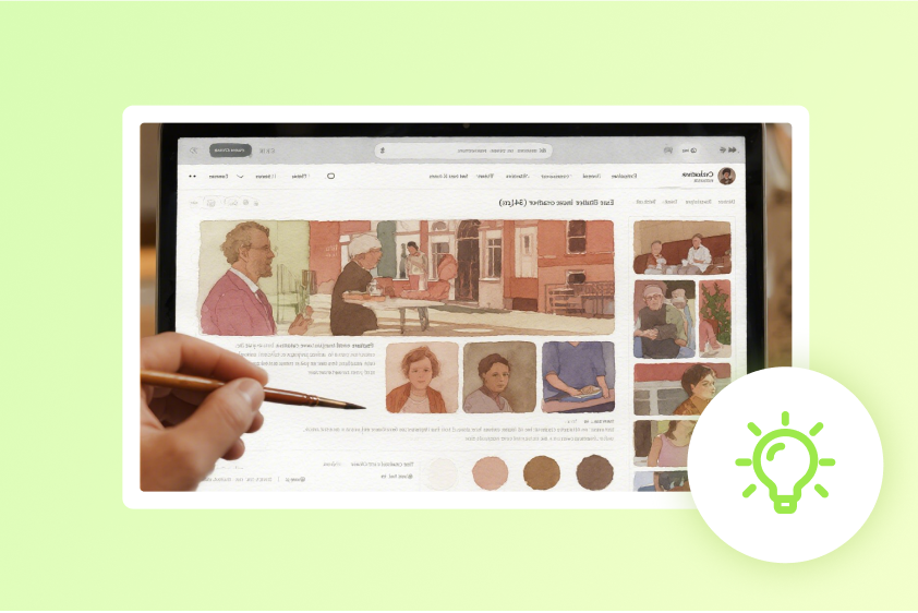 creative watercolor painting