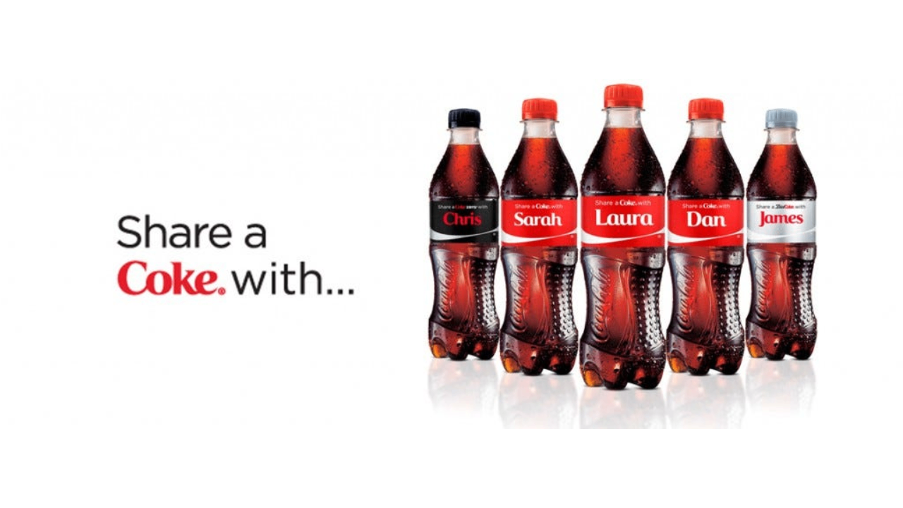 Coca-Cola’s “Share a Coke” campaign
