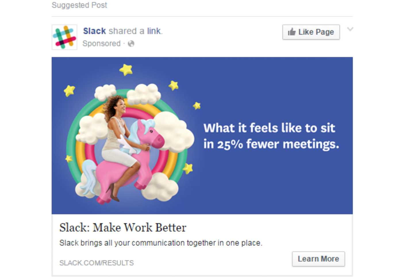 Slack animated teamwork ad