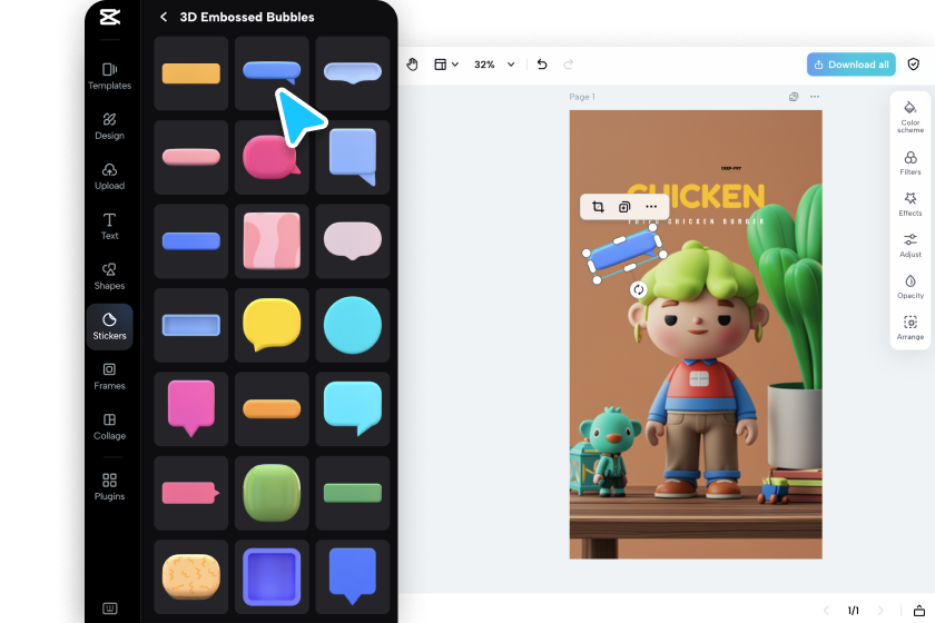 Customize your 3D logo