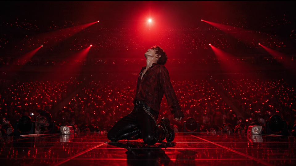 Bloody Paradise ENHYPEN ejemplo rápido 3 - Final carmesí oscuro Con Formas gráficas originales