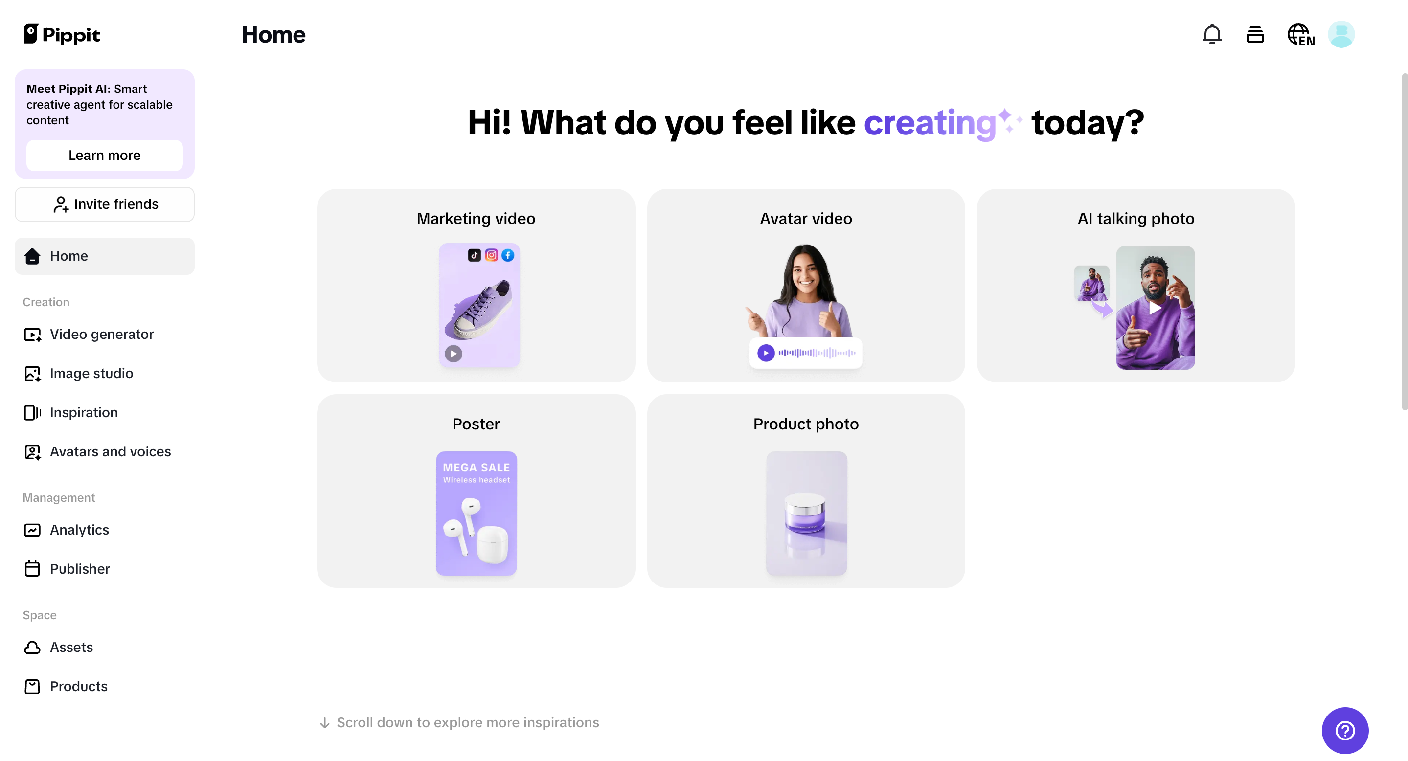 Pippit brand identity maker