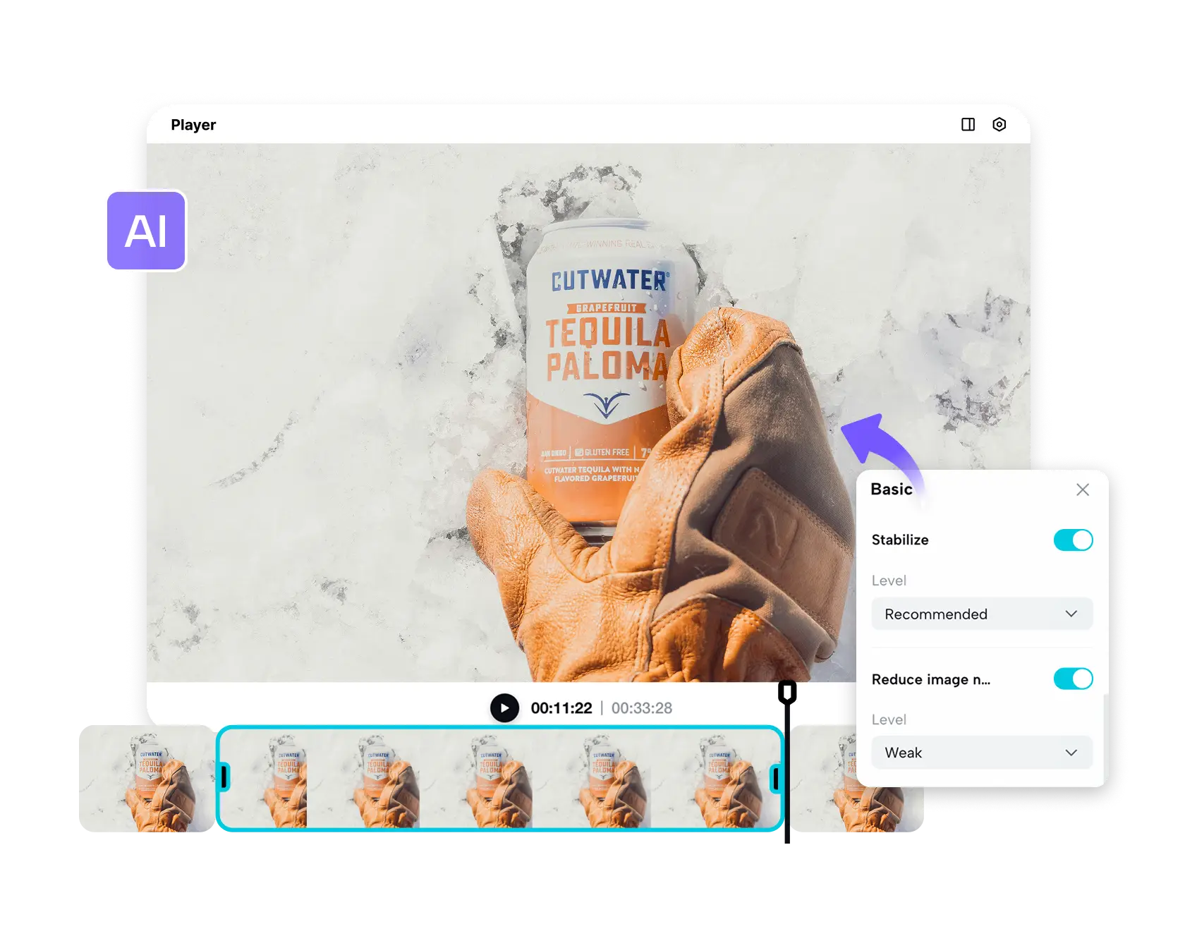 Free AI Denoise Video Editor Online