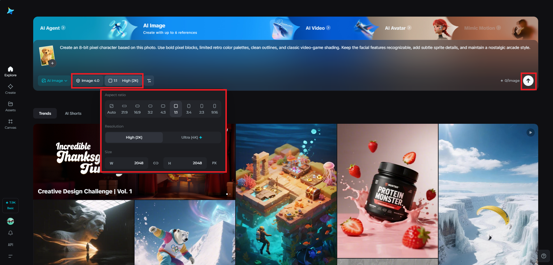 Selectați modelul și setările de ieșire