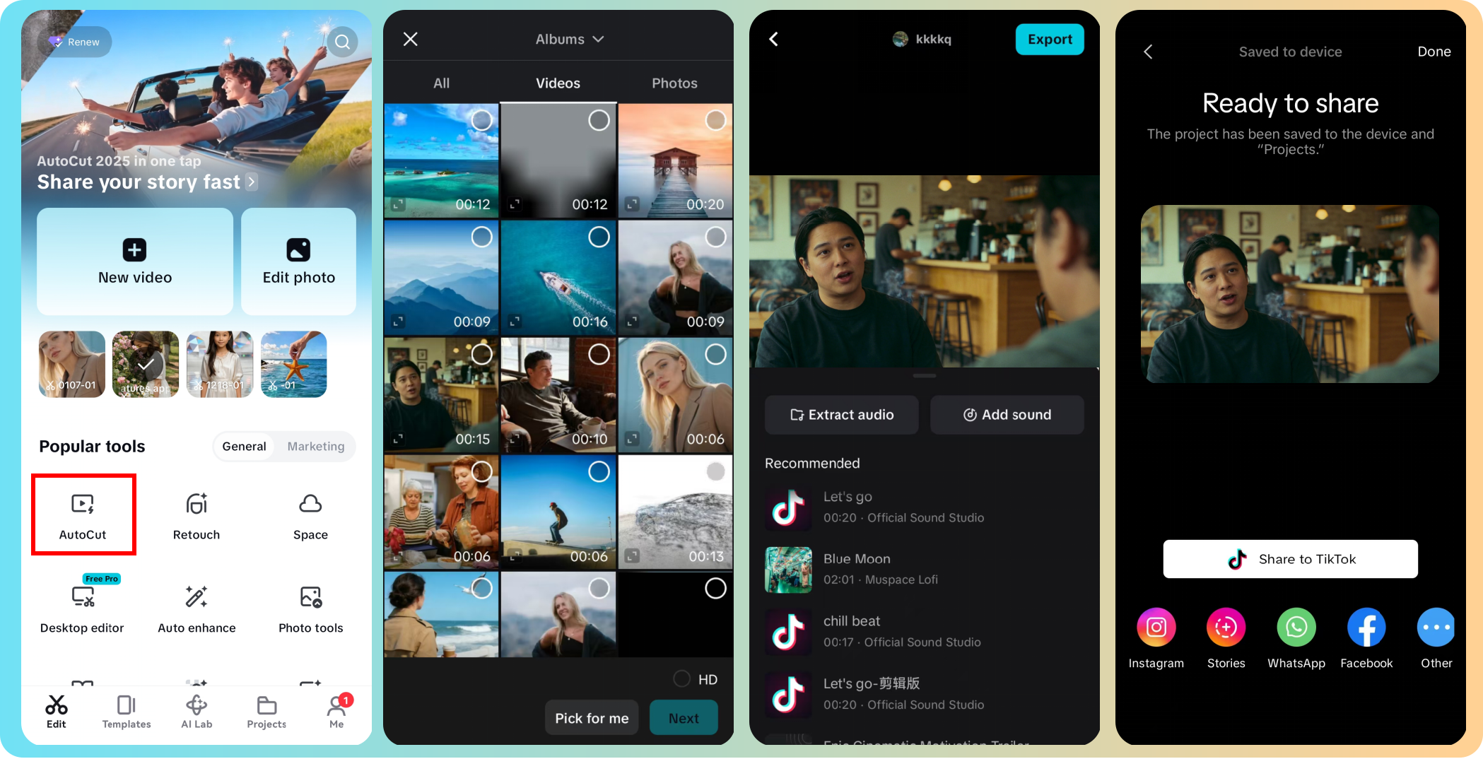 Automatically Edit Videos Using CapCut AutoCut