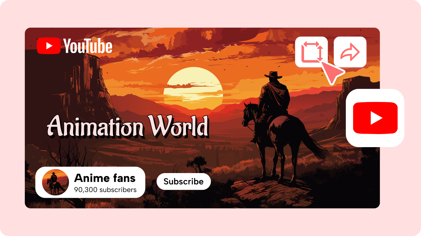  Anime na banner sa YouTube