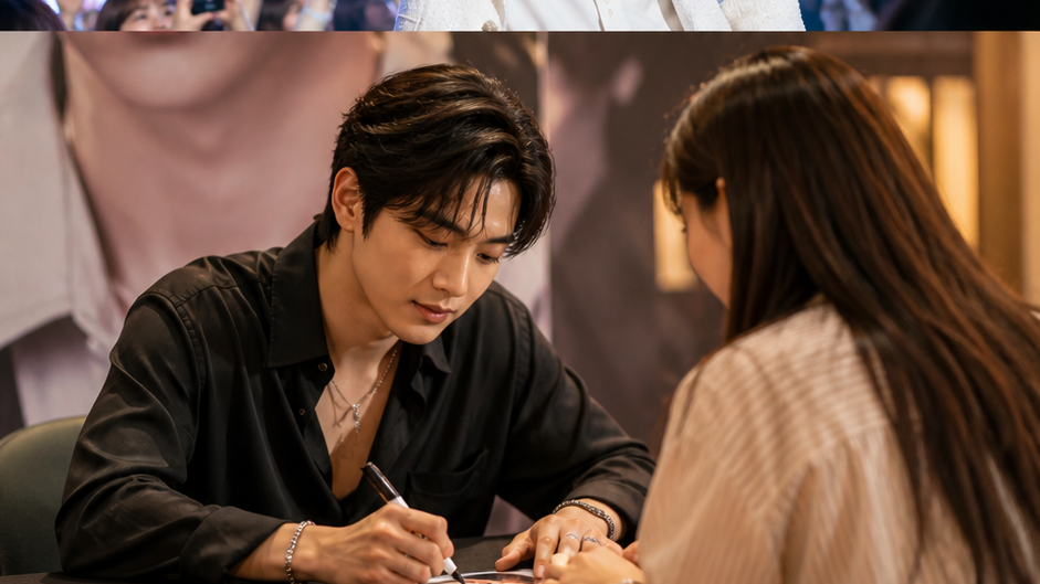 AI Celebrity Fan Meeting Effect prompt 2 original 16:9 visual