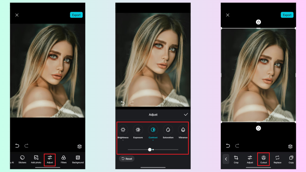 Enhance your photo using AI features