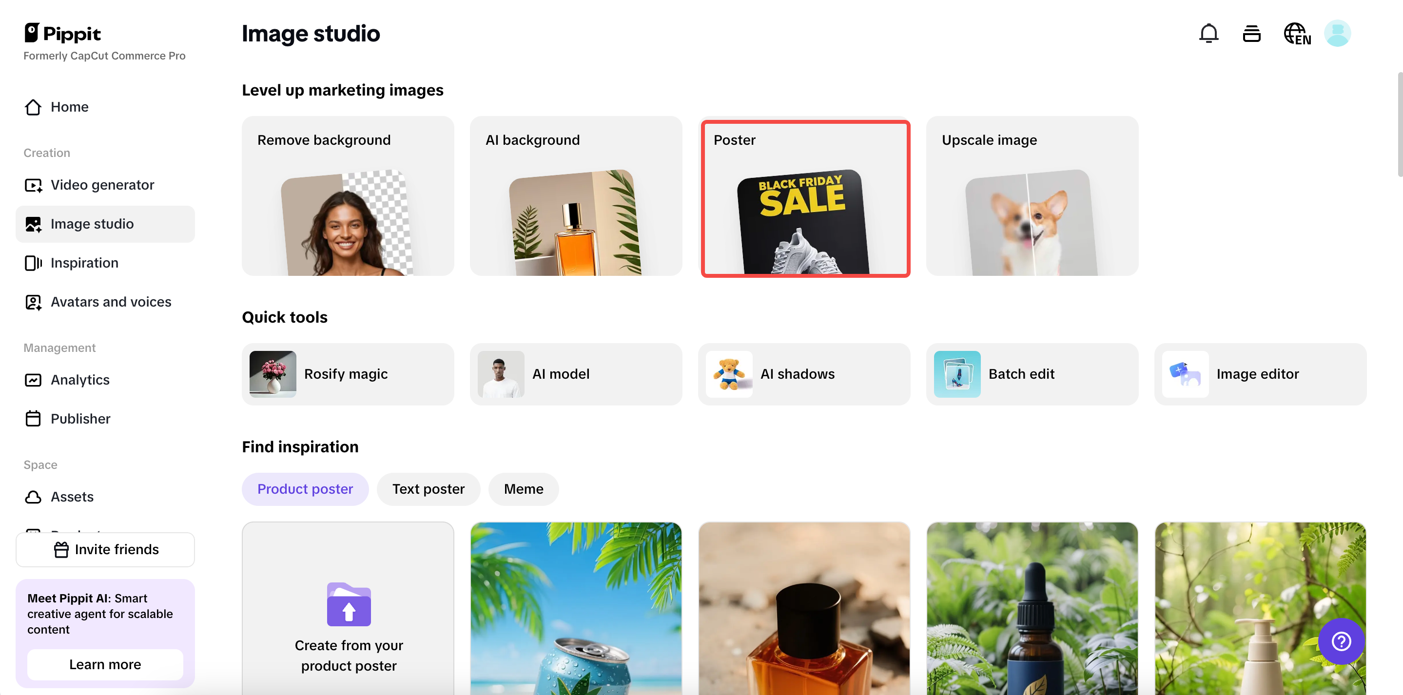 Access "Poster" feature