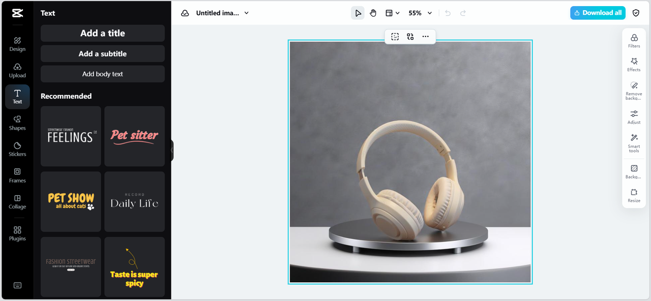 Modifica ulteriormente nell'editor di immagini