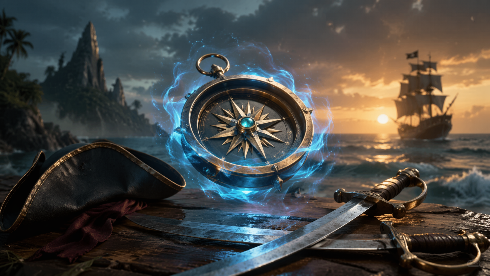 Dreamina Zwillinge Piraten-Eingabeaufforderung Beispiel 5: Captain Coat Editorial