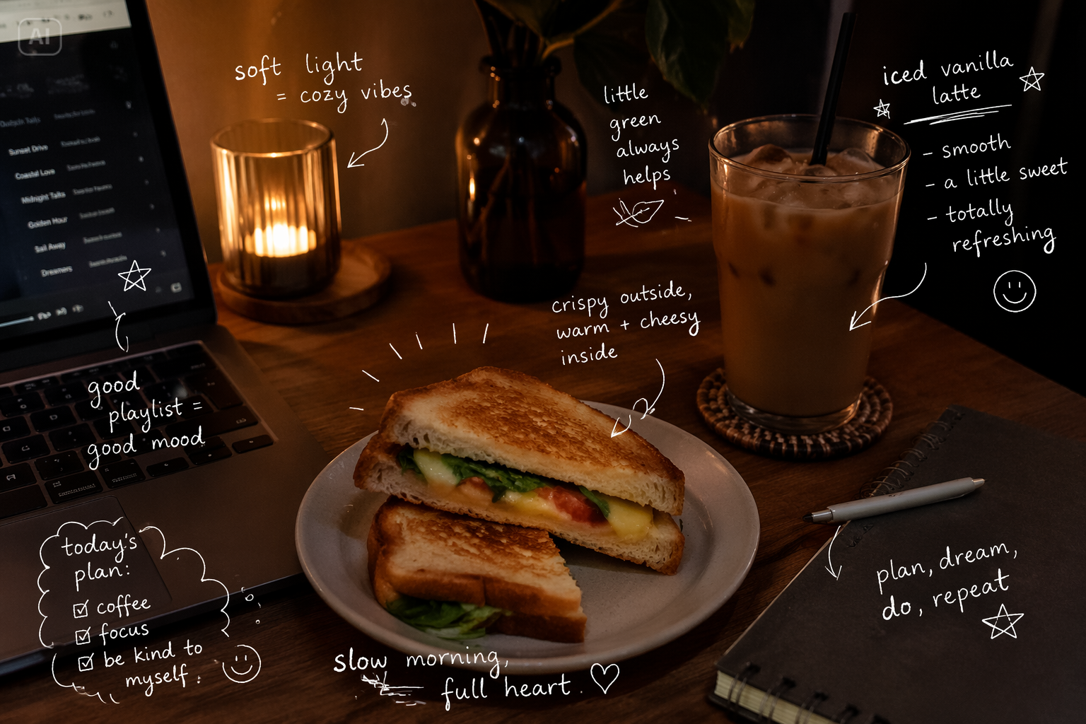 AI hand-drawn annotation generator features