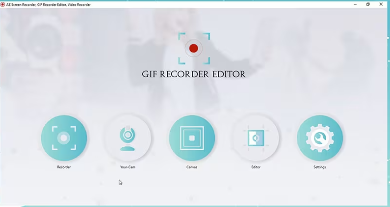 Opening the AZ Screen Recorder on PC