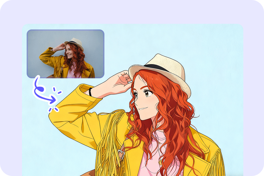 Create anime fanart or original characters instantly