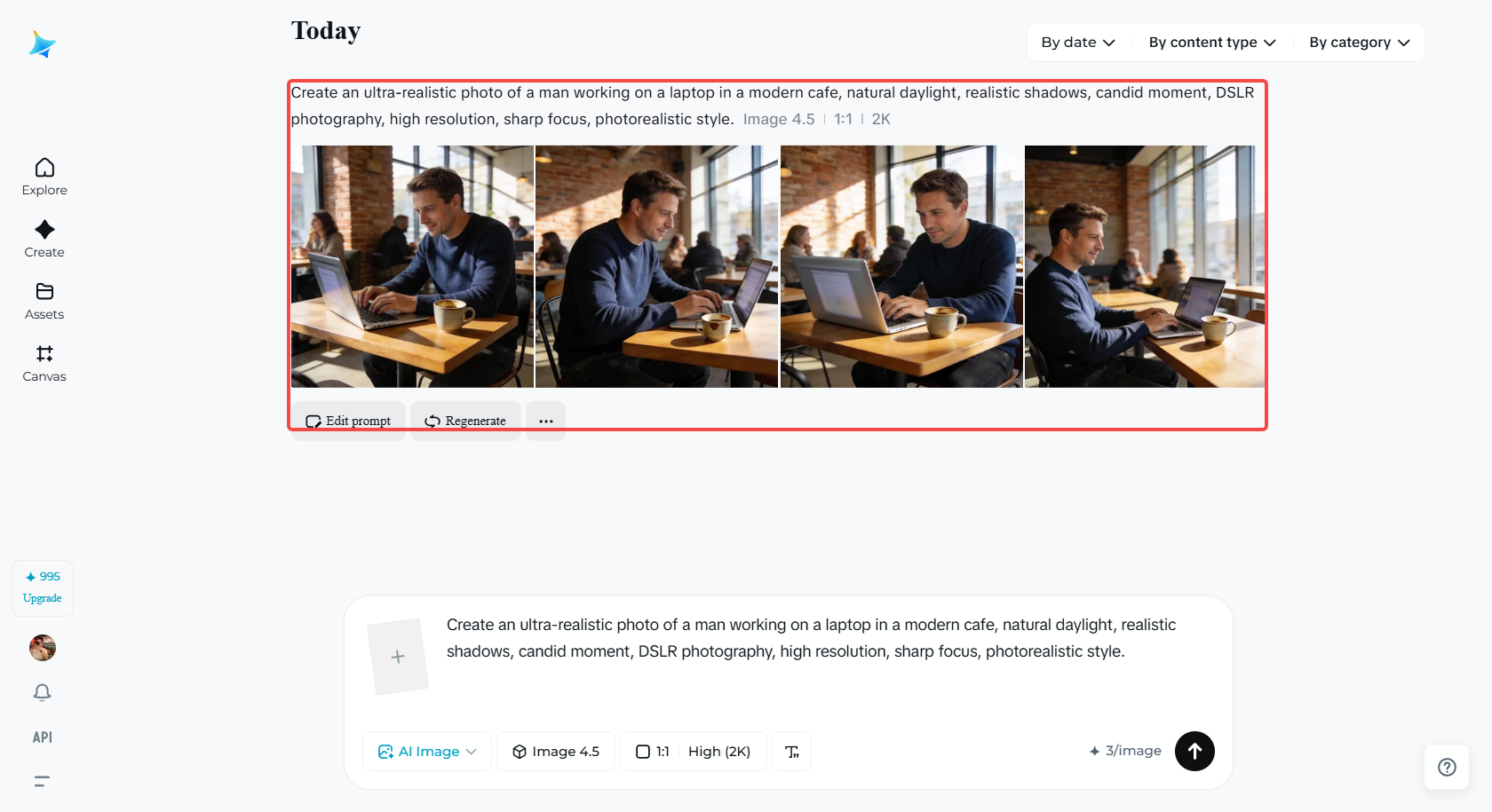 Chọn hình ảnh do AI tạo ra