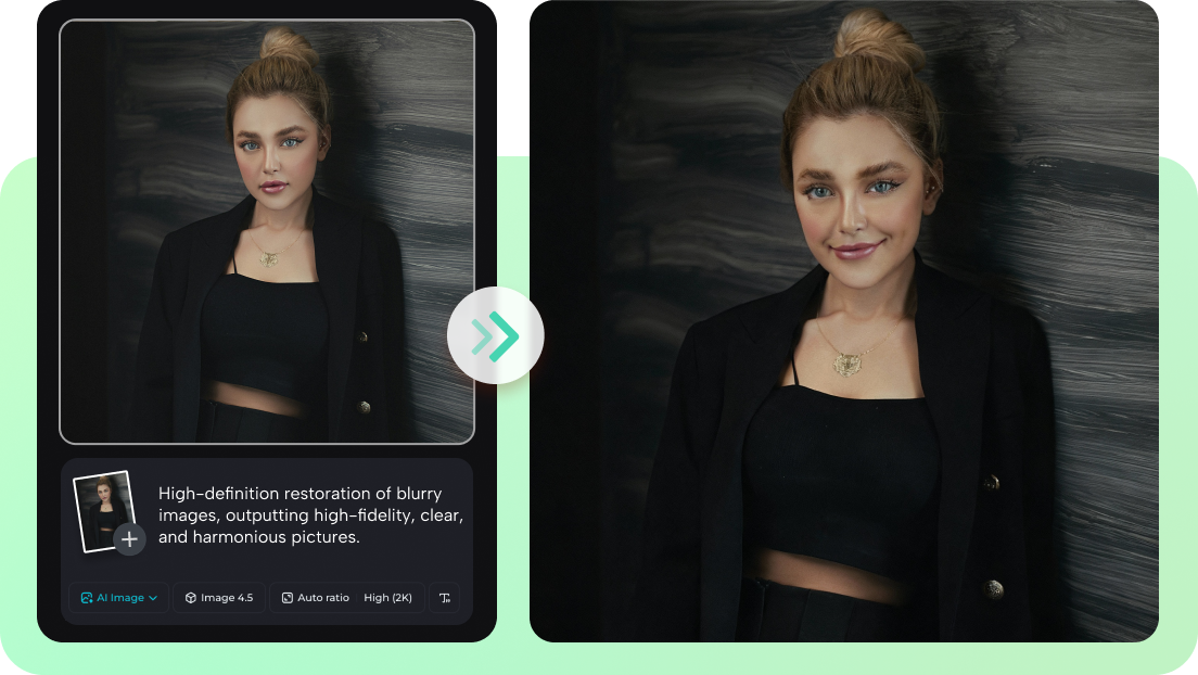 Instant AI smile filter online for photo smile
