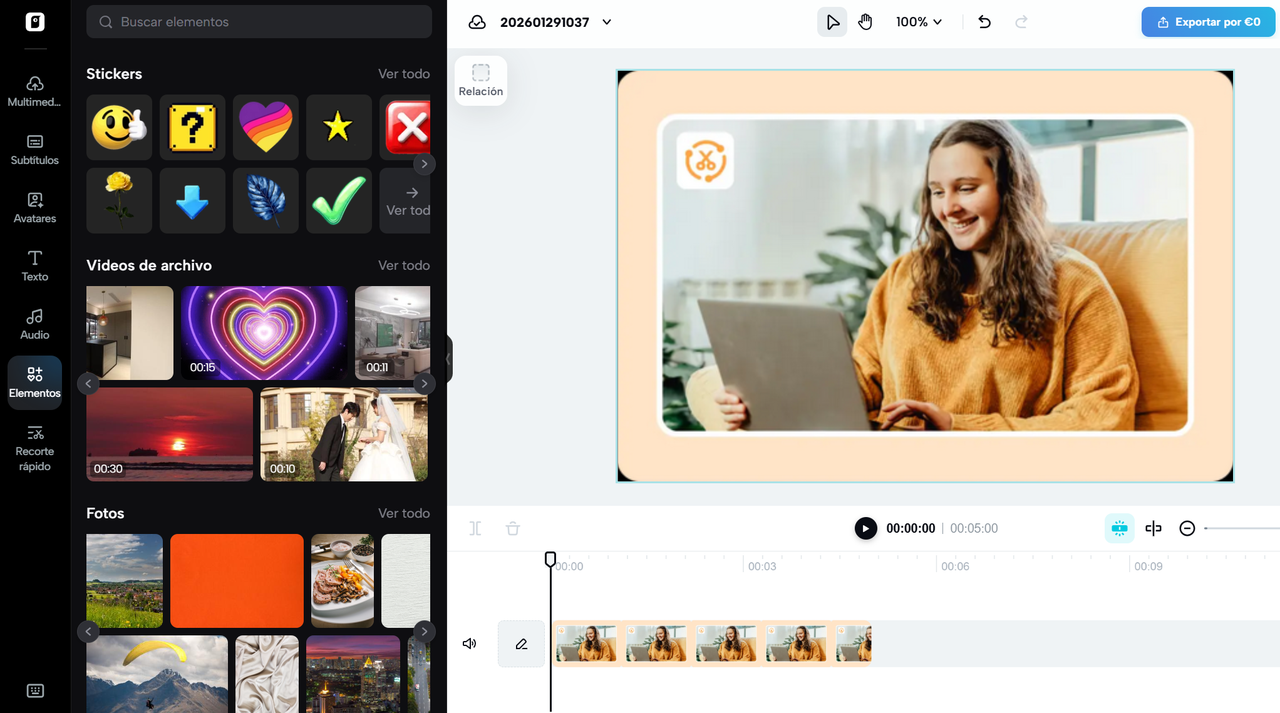 Personaliza tu video divertido