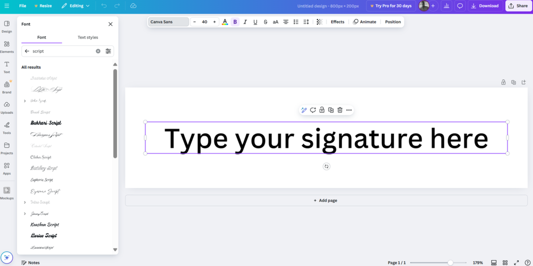 How to create a digital signature