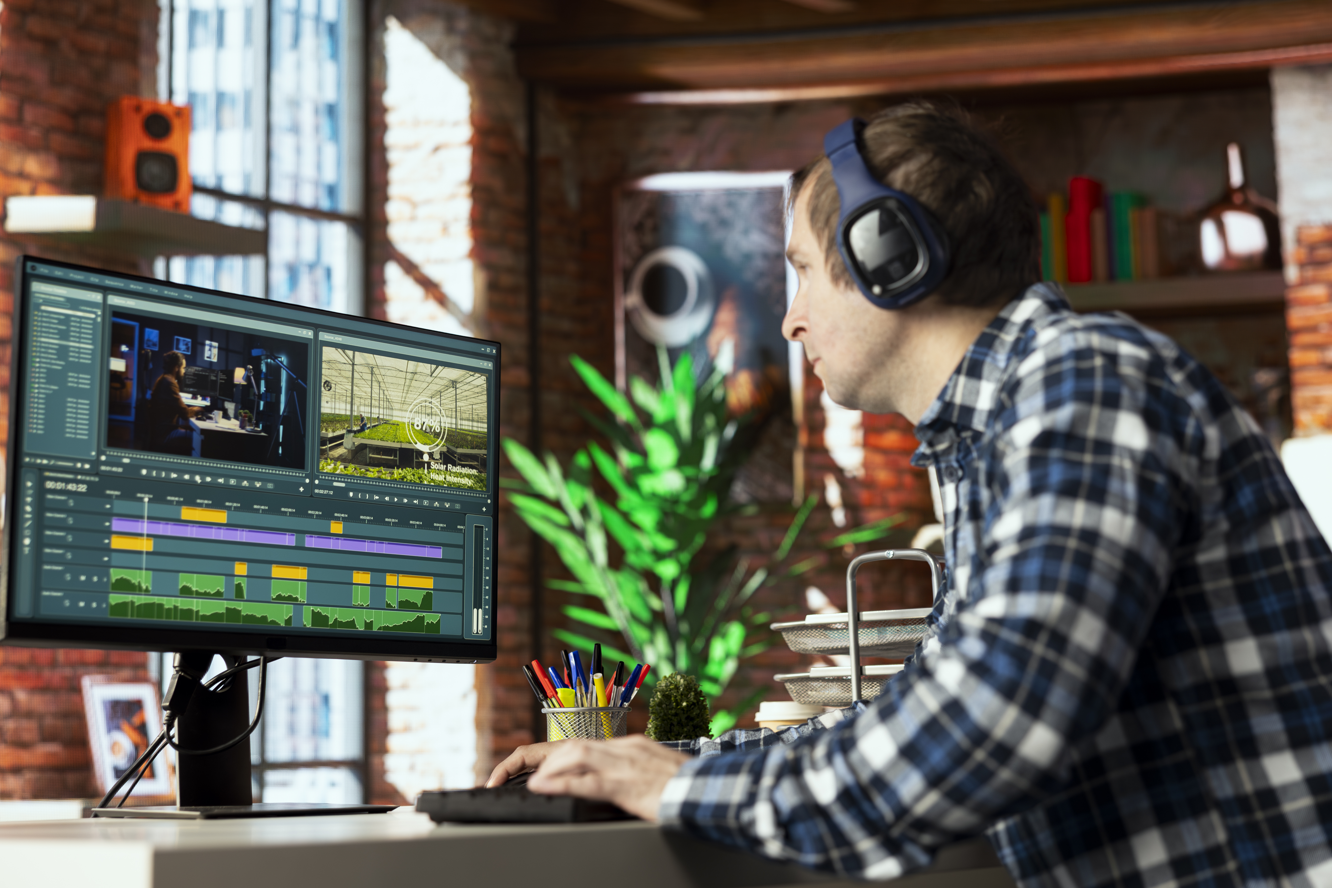 Editando currículo em vídeo