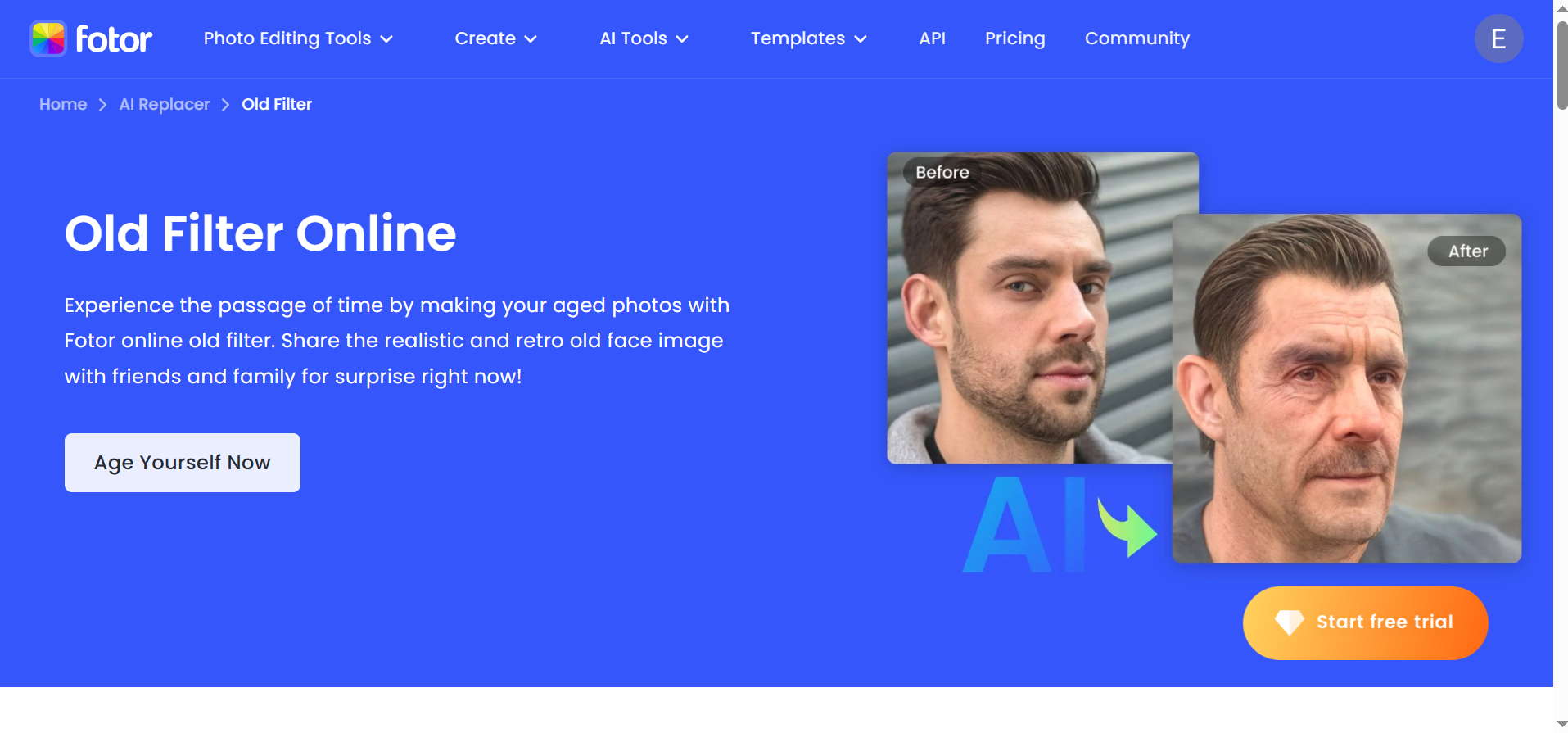 Fotor ホームページ