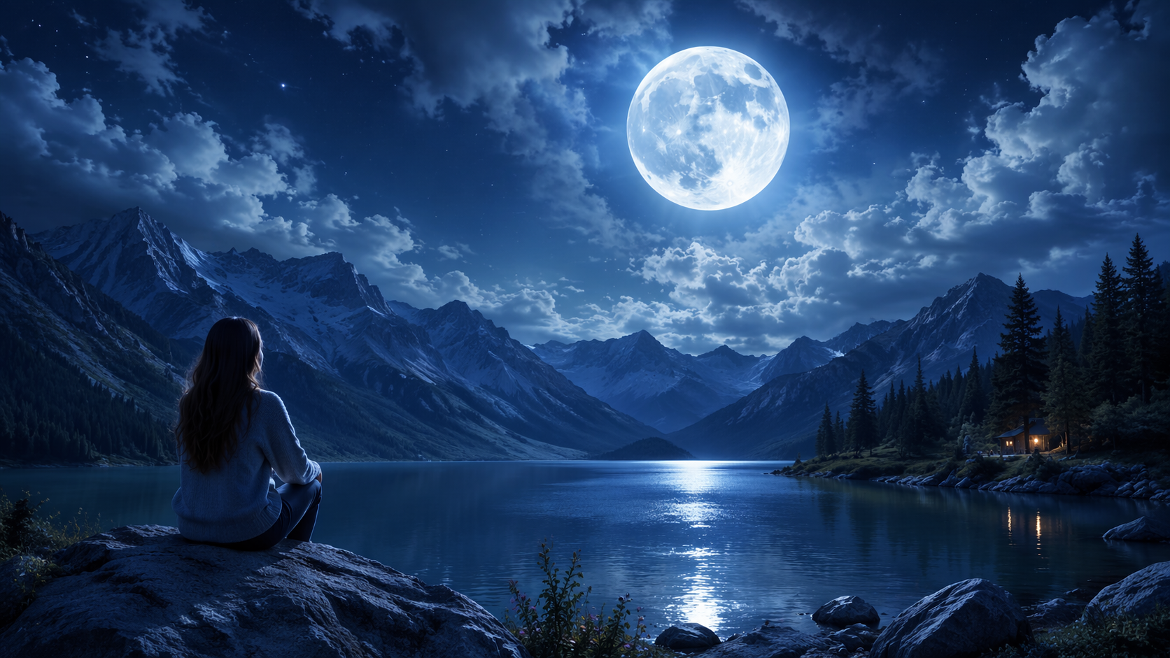 Dreamina add moon to photo 16:9 AI-generated hero image