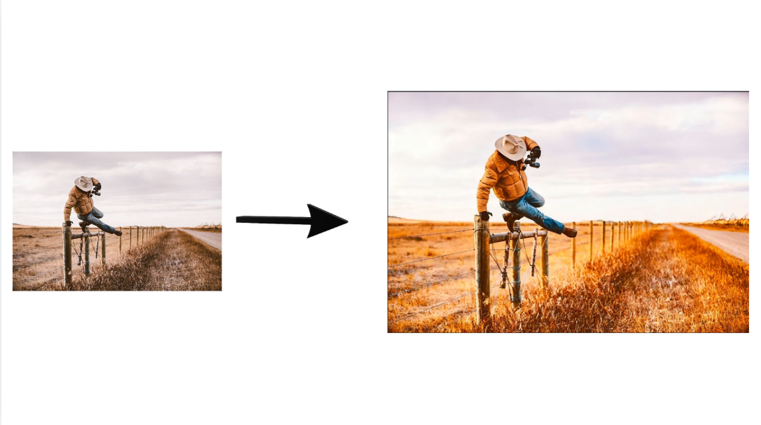 AI photo enhancer