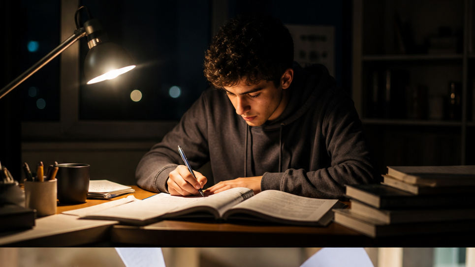 2 Exam Music Video — Late-Night Focus