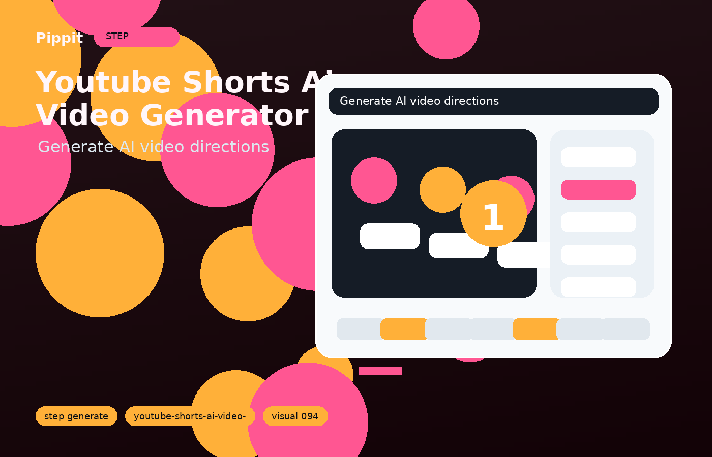 youtube shorts ai video generator generation workflow in Pippit