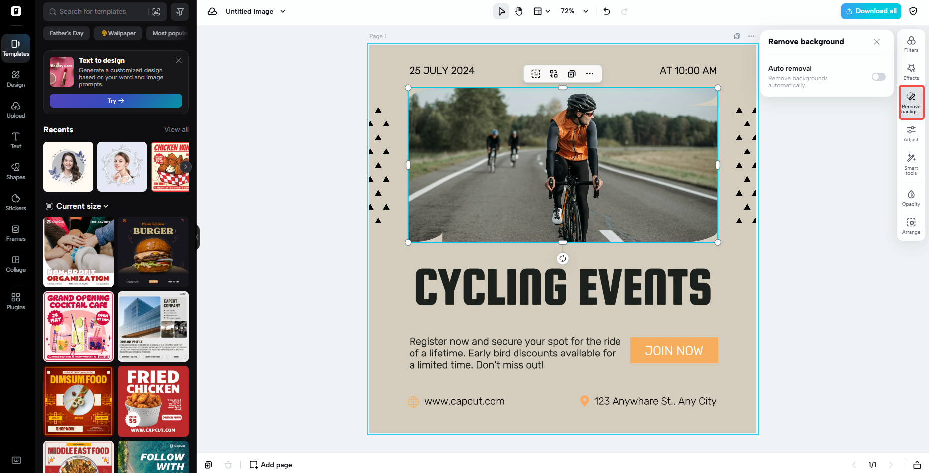 Background removal & replacement
